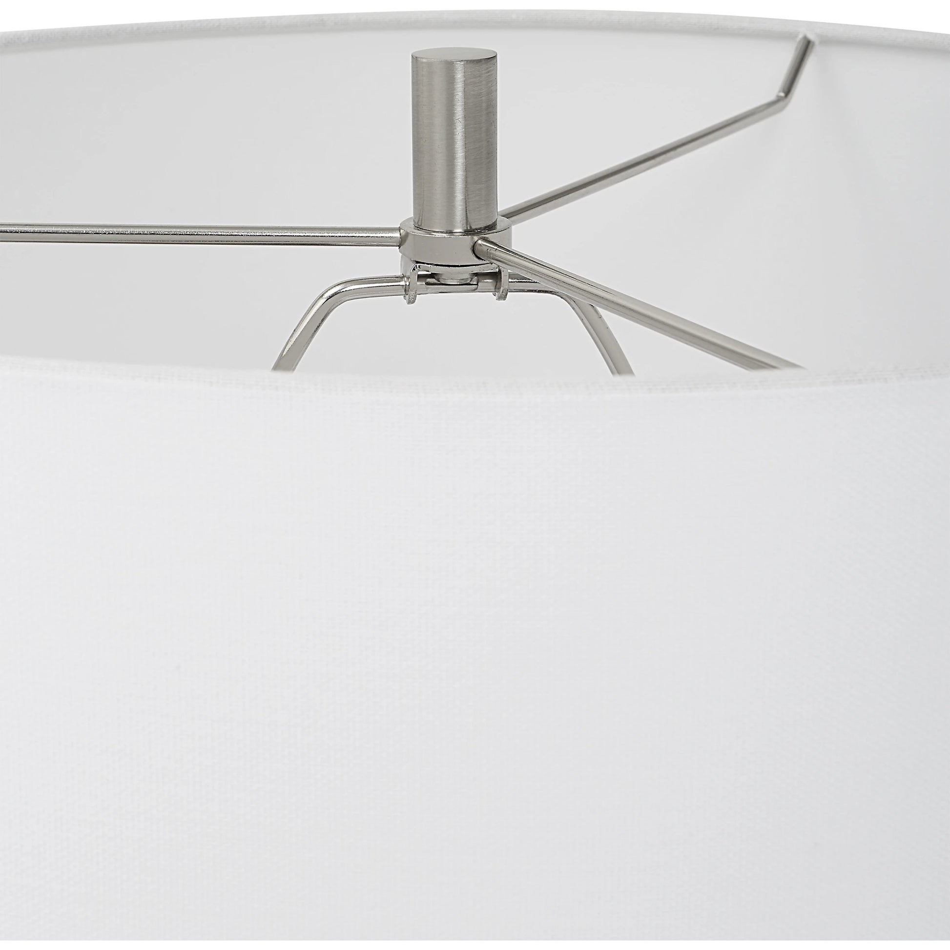 Havana Table Lamp by Uttermost in cobalt. Made from ceramic, iron, fabric in a modern style.