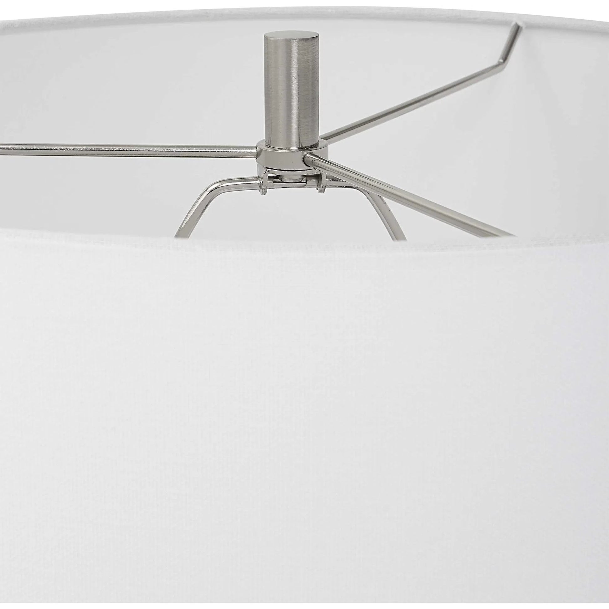 Havana Table Lamp by Uttermost in cobalt. Made from ceramic, iron, fabric in a modern style.