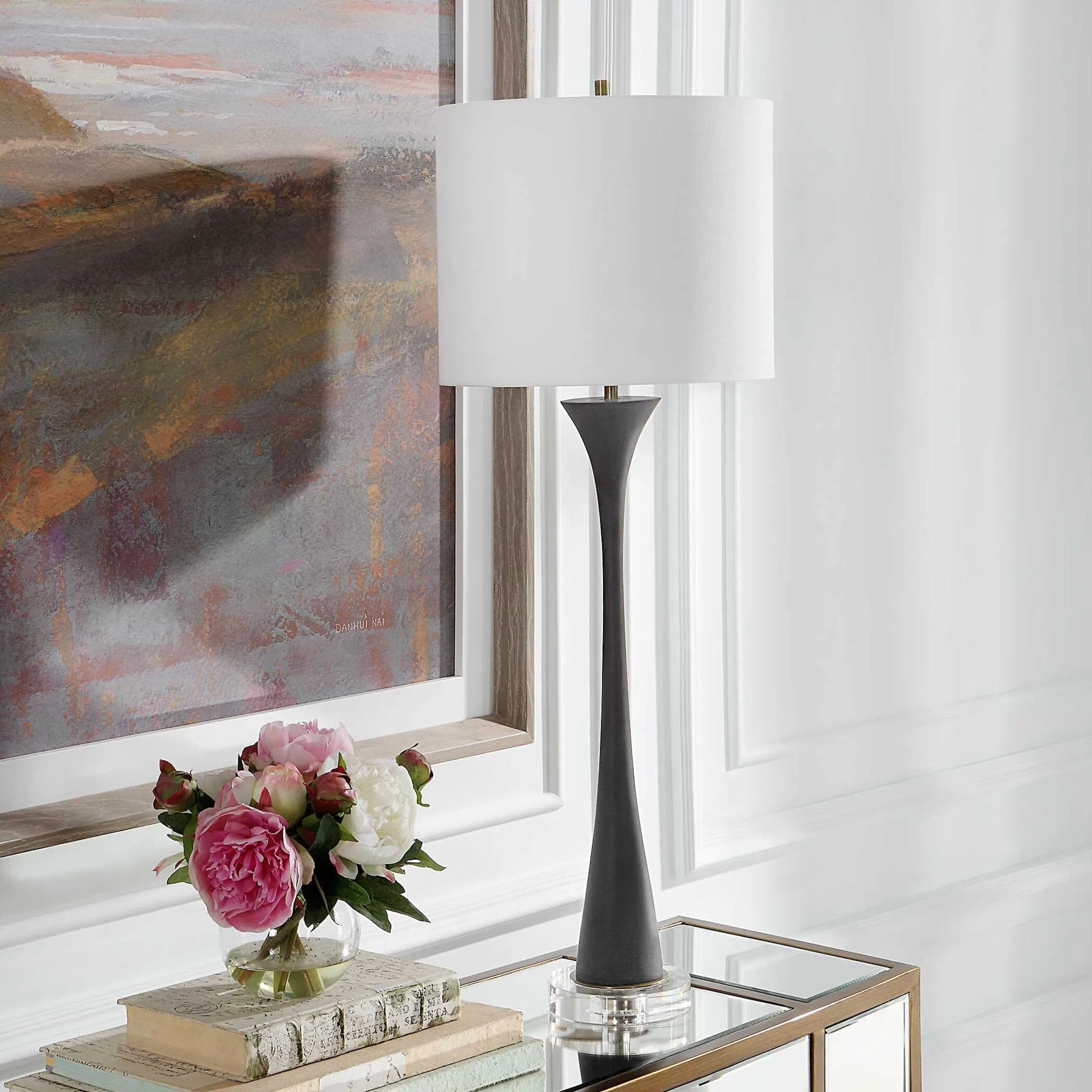 Fountain Buffet Lamp by Uttermost. Made from unique in a modern style.