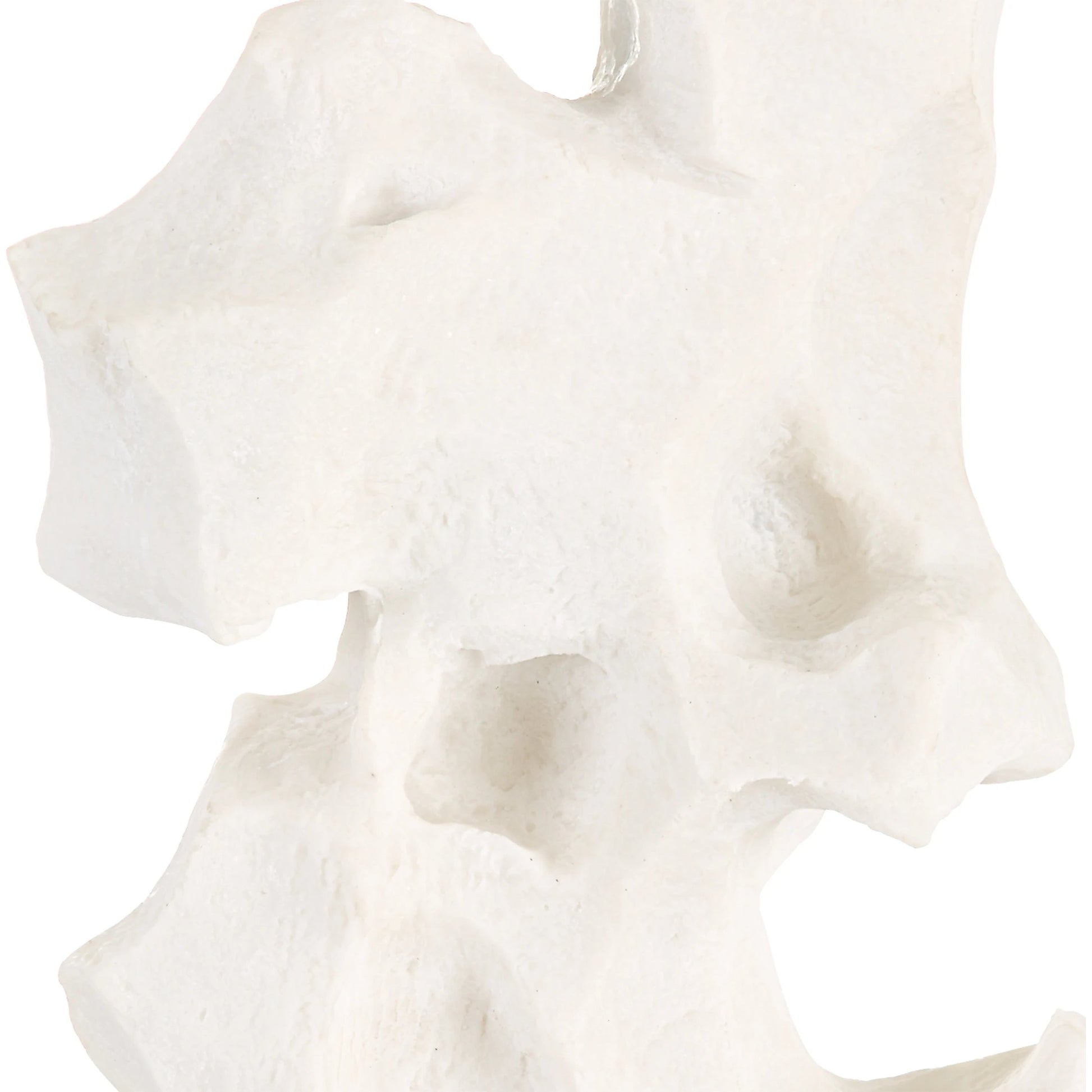 Remnant Table Lamp by Uttermost in white. Made from man-made stone, iron, fabric in a modern style.