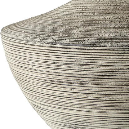 Carafe Ceramic Table Lamp by Uttermost in nickel. Made from steel, ceramic, fabric in a modern style.