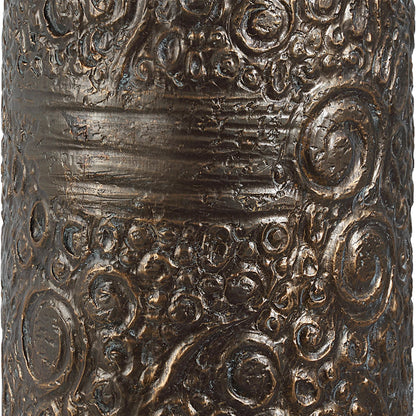 Malaga Table Lamp by Uttermost in bronze. Made from ceramic, iron, fabric in a traditional style.