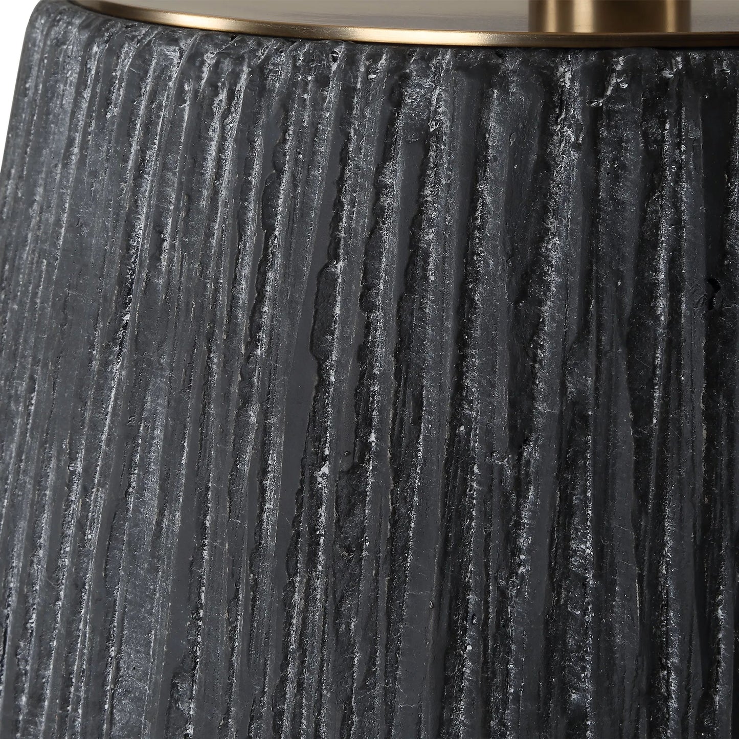 006 SI-2262372 | Closeup | Americana Table Lamp by Uttermost in brass. Made from metal, concrete in a modern style.
