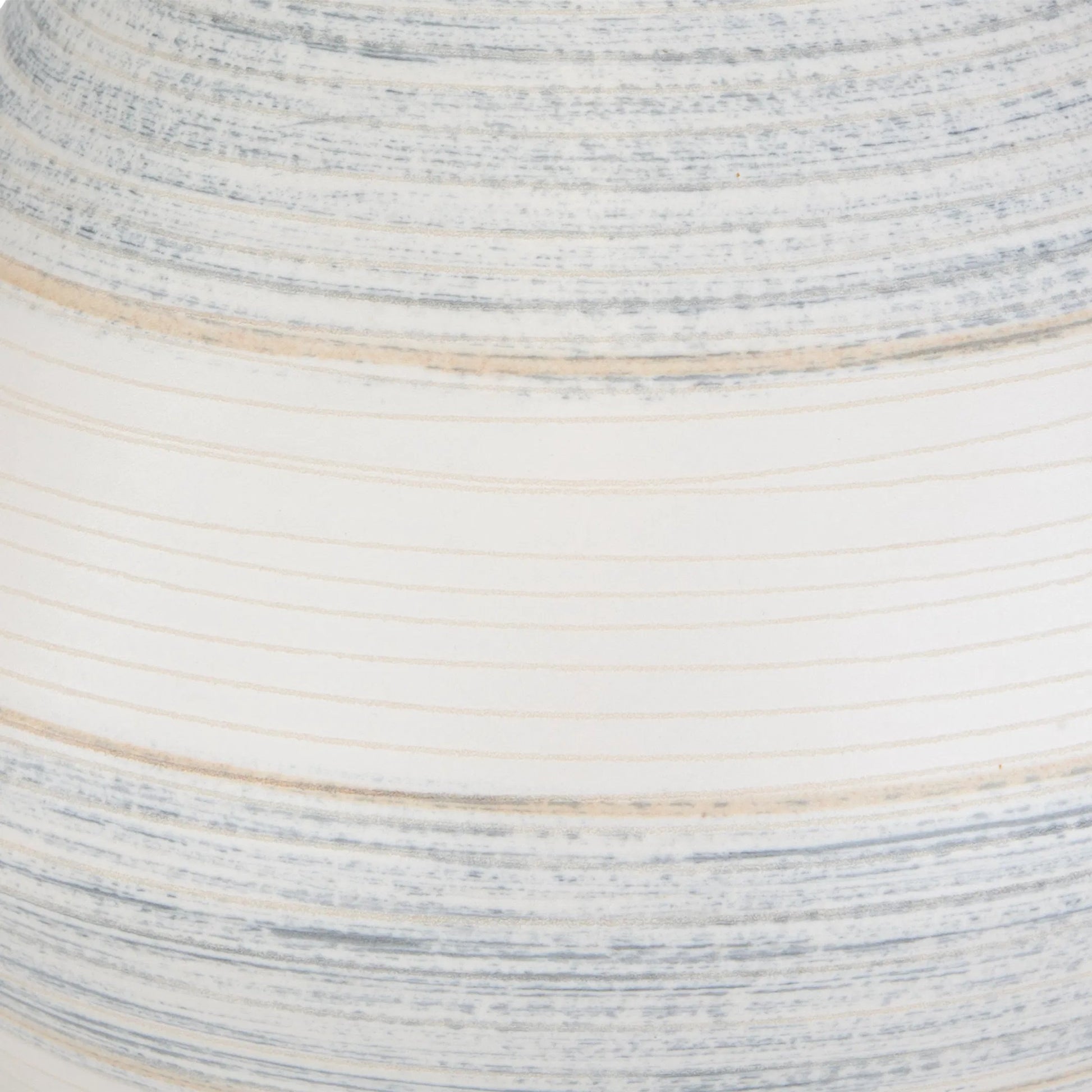 Potter Striped Table Lamp by Uttermost in blue. Made from ceramic, fabric, metal in a modern style.