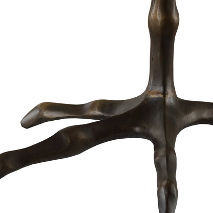 Perch Bird-Leg Table Lamp by Uttermost in bronze. Made from ceramic, casting iron, fabric in a cottage & farmhouse style.