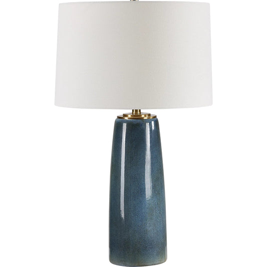 Submerged Table Lamp by Uttermost in brass. Made from iron, ceramic, fabric in a unique style.