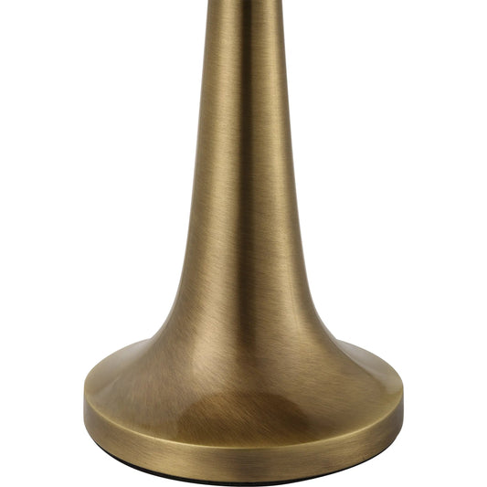 Dame Table Lamp by Uttermost in brass. Made from iron in a unique style.