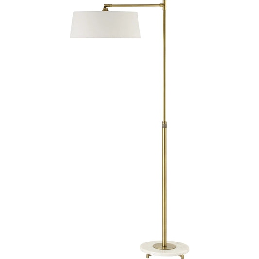 Branch Out Floor Lamp by Uttermost in brass. Made from iron, marble, fabric in a unique style.