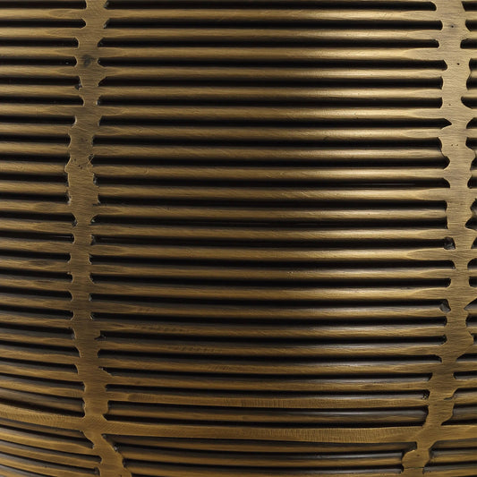 Knowles Table Lamp by Uttermost in brass. Made from steel, fabric in a unique style.