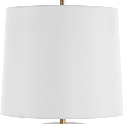 Trentino Table Lamp by Uttermost. Made from metal, glass, linen in a modern style.