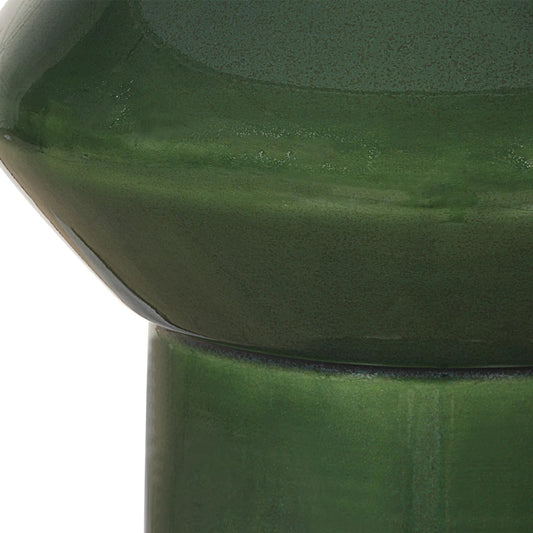 Tayson Jade Table Lamp by Uttermost in brass. Made from ceramic, metal, fabric in a unique style.