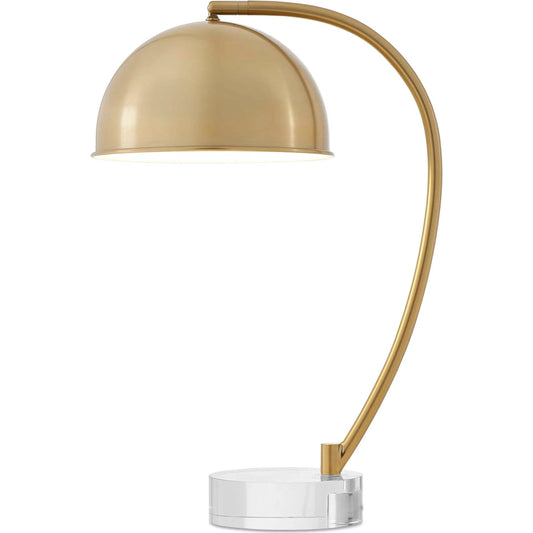 Romani Desk Lamp by Uttermost in brass. Made from iron, crystal in a unique style.