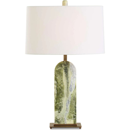 Moorea Table Lamp by Uttermost in brass. Made from marble, metal, fabric in a unique style.