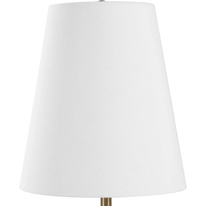 Marcela Panda Buffet Lamp by Uttermost in brass. Made from marble, metal, fabric in a eclectic & global style.
