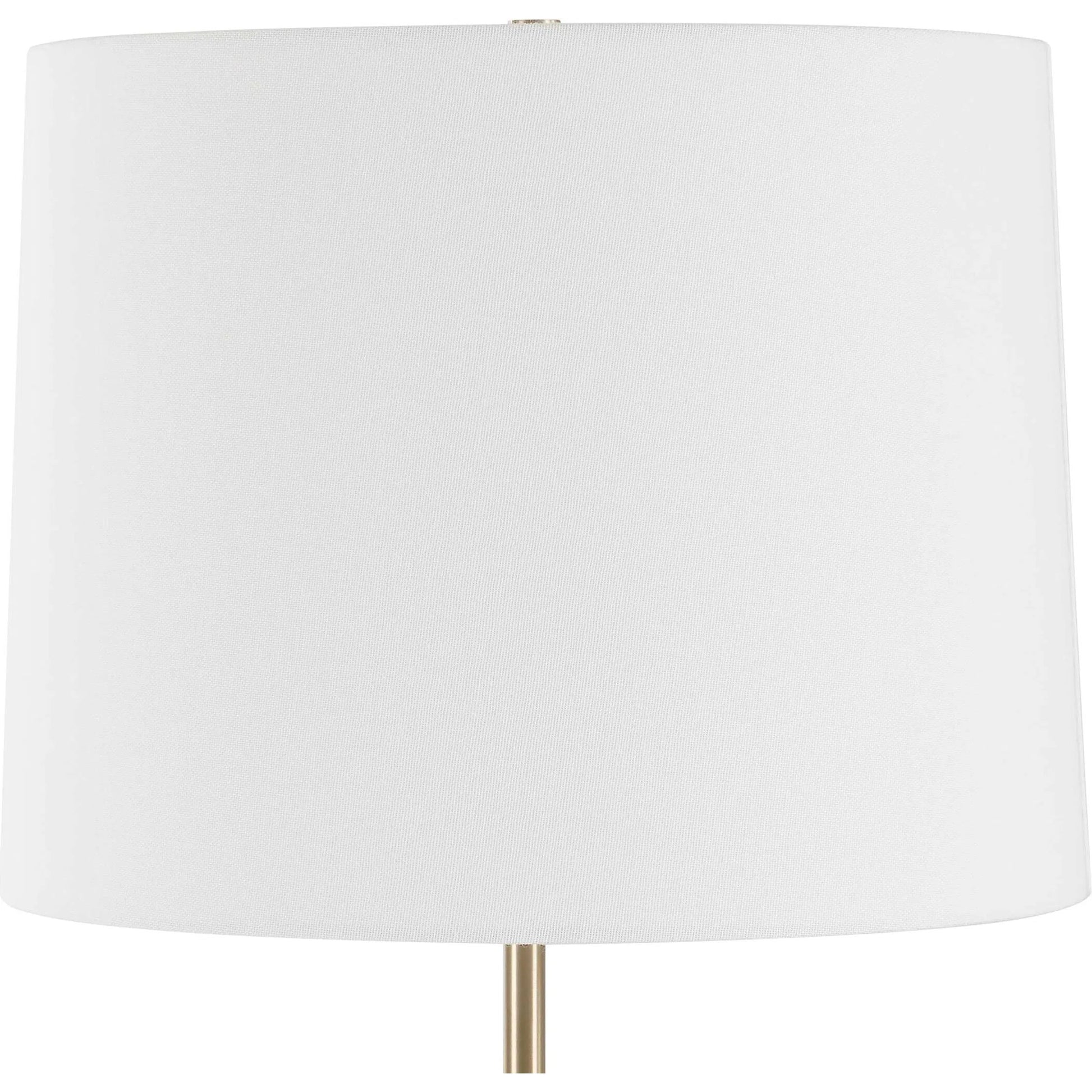 Rowland Panda Buffet Lamp by Uttermost in brass. Made from marble, metal, fabric in a modern style.