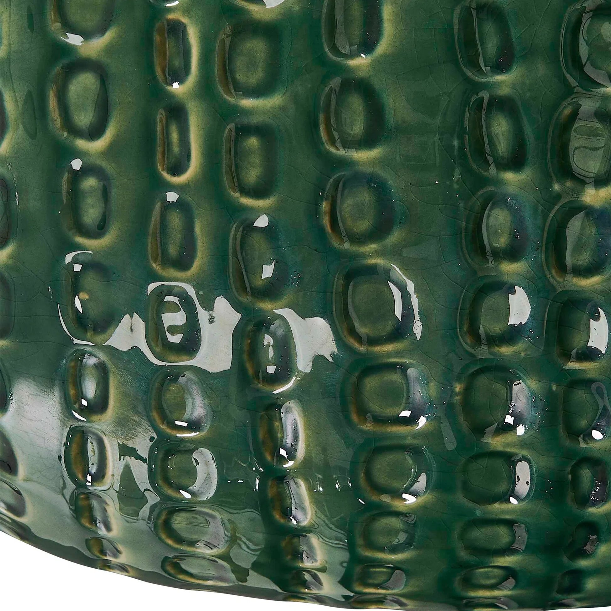 Breya Glaze Table Lamp by Uttermost in green and brass. Made from ceramic, fabric, galvanized steel in a unique style.