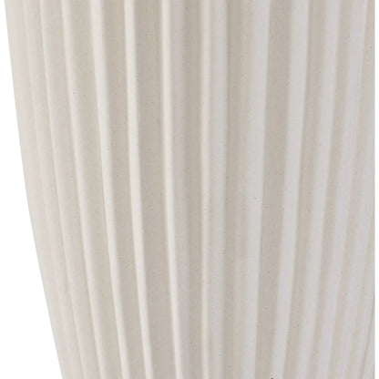Brinsley Table Lamp by Uttermost in white and brass. Made from metal, ceramic, fabric in a unique style.