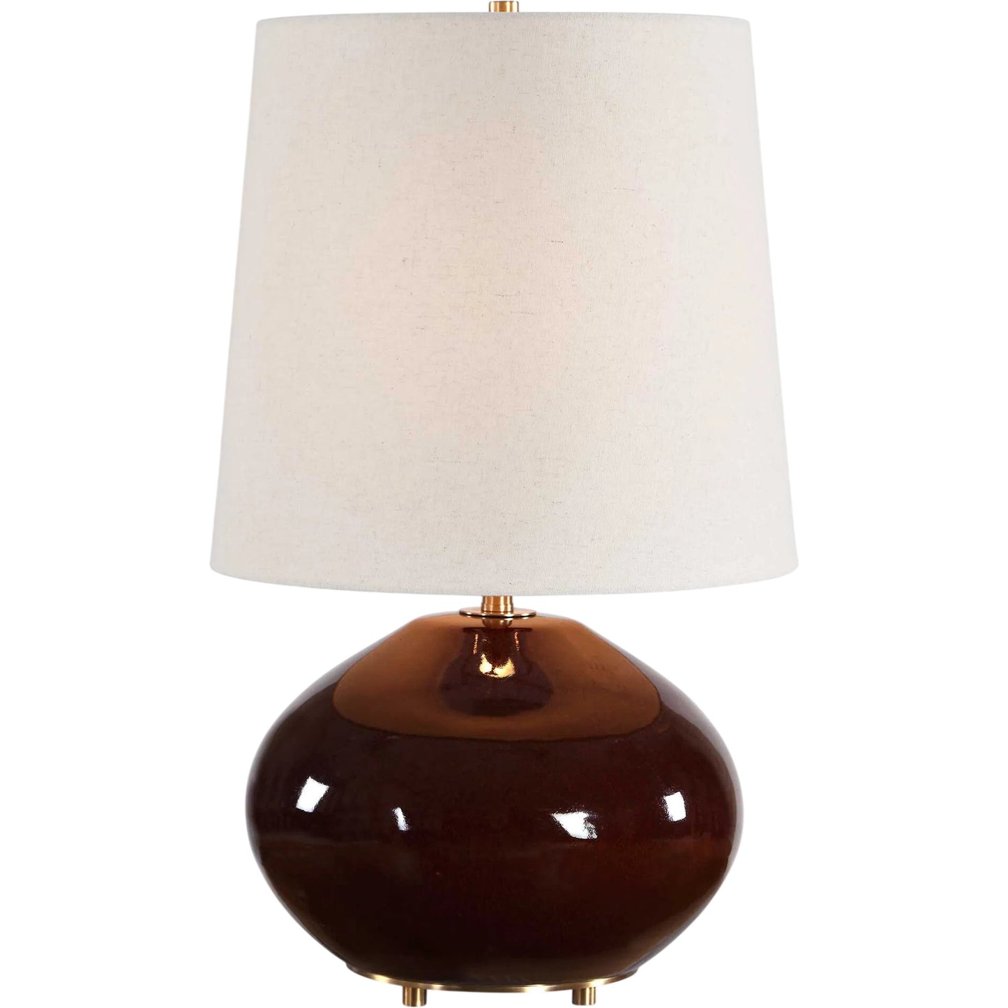 000 SI-2630656 | Primary Silo | Allemand Table Lamp by Uttermost in red and dark. Made from ceramic, iron, fabric in a unique style.