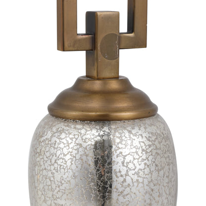 Copeland Mercury Glass Buffet Lamp by Uttermost. Made from metal, crystal, glass in a modern style.