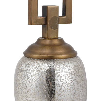 Copeland Mercury Glass Buffet Lamp by Uttermost. Made from metal, crystal, glass in a modern style.