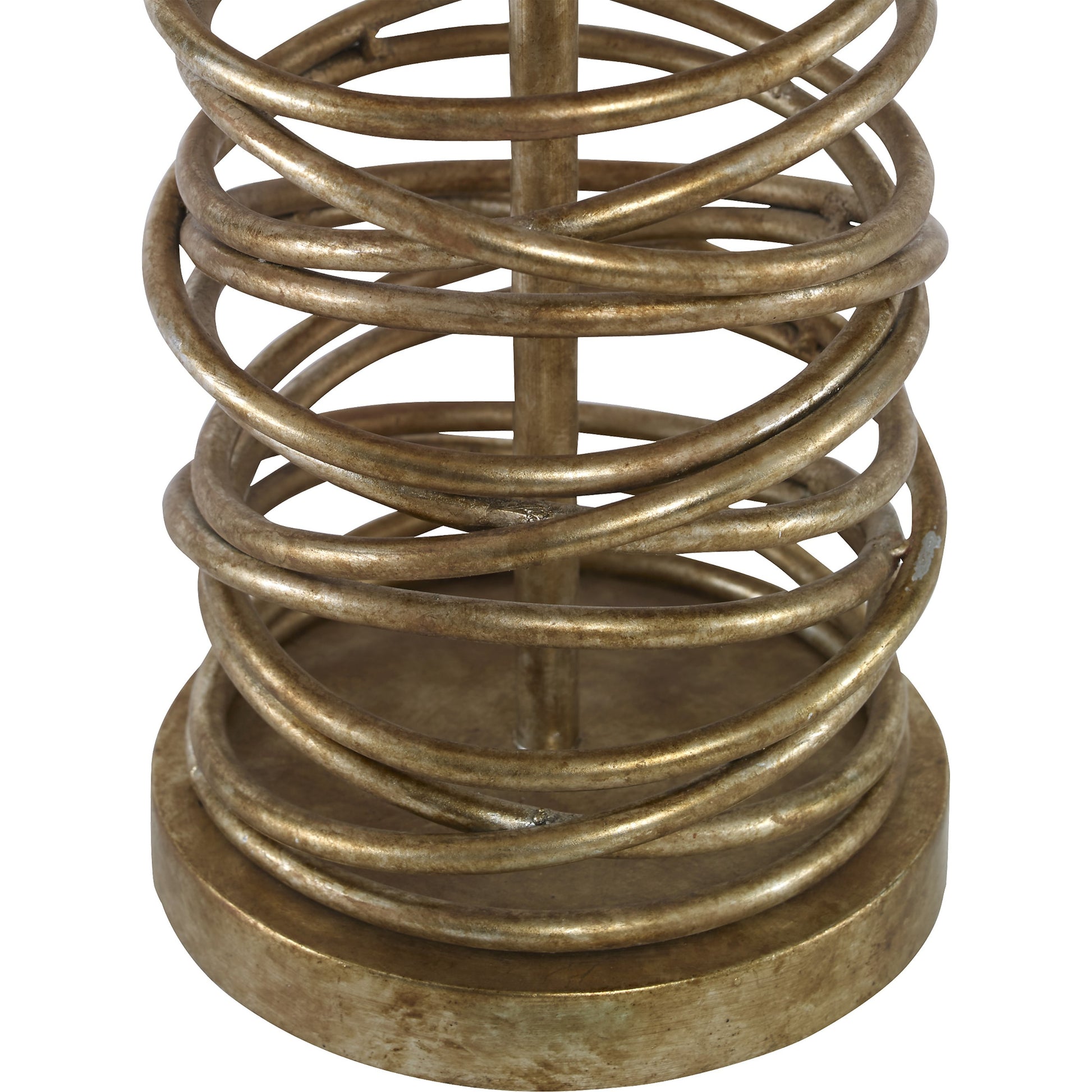 Amarey Metal Ring Table Lamp by Uttermost in metal. Made from metal in a modern style.