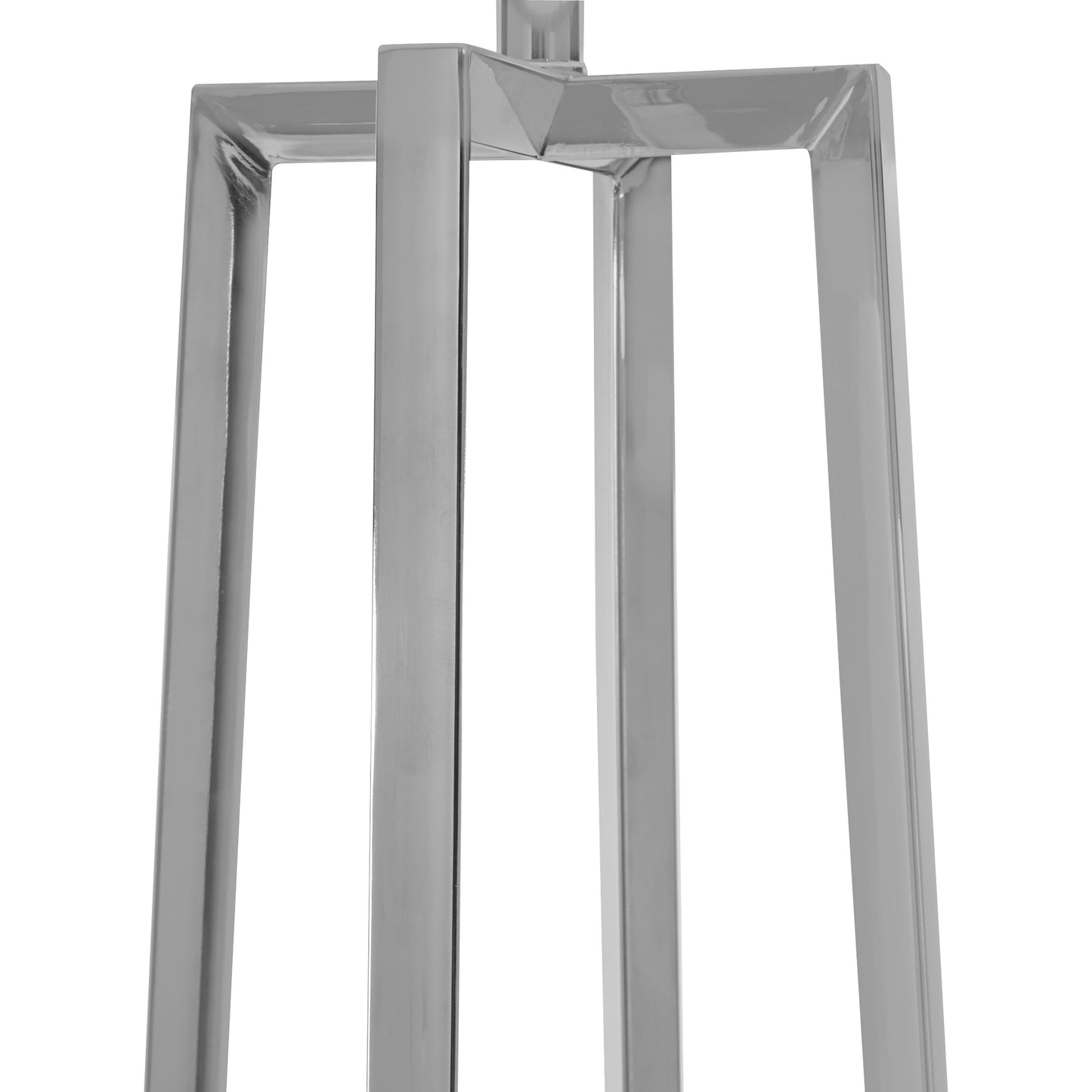 009 S-253715 | Closeup | Keokee Floor Lamp by Uttermost in nickel. Made from steel in a modern style.