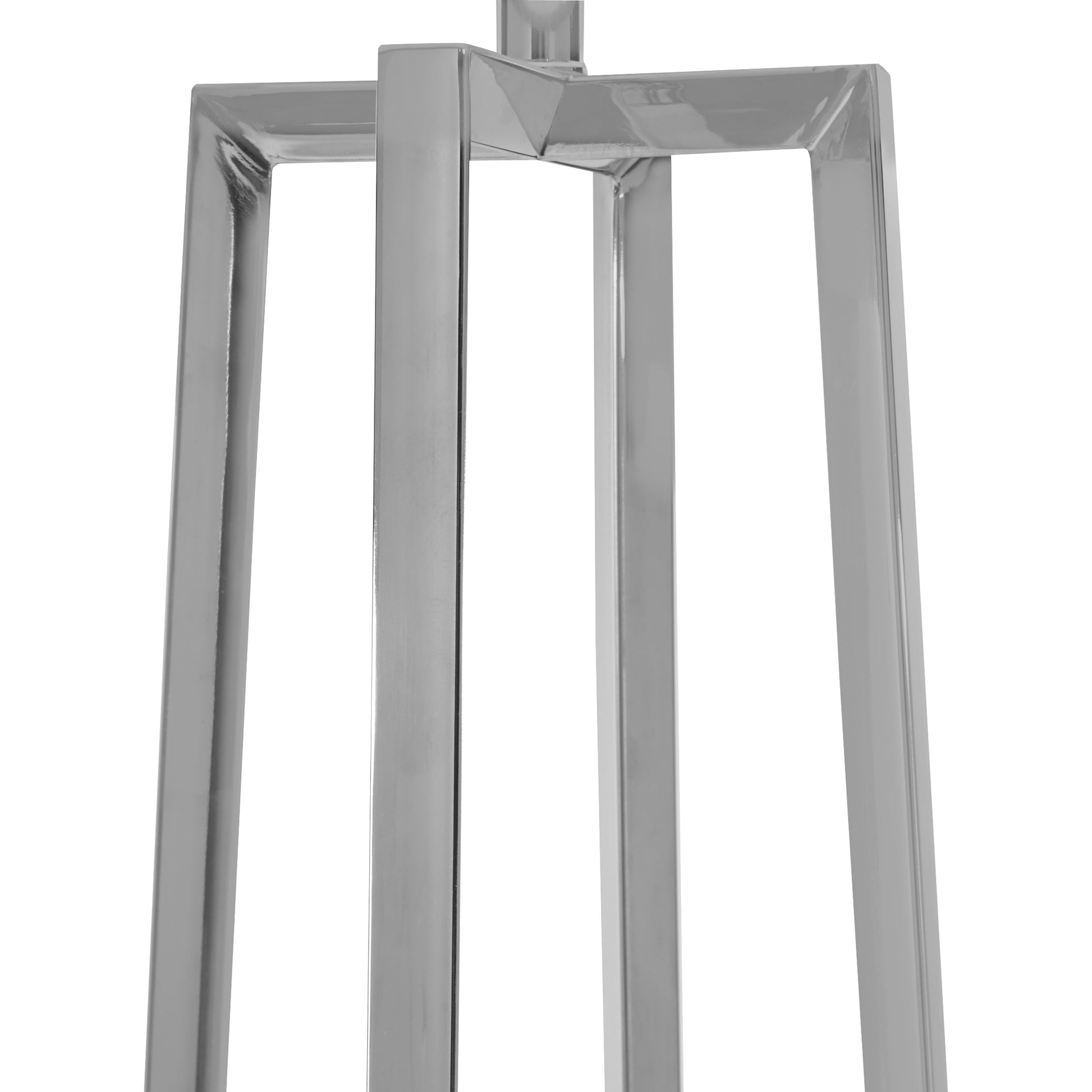 Keokee Floor Lamp by Uttermost in nickel. Made from steel in a modern style.