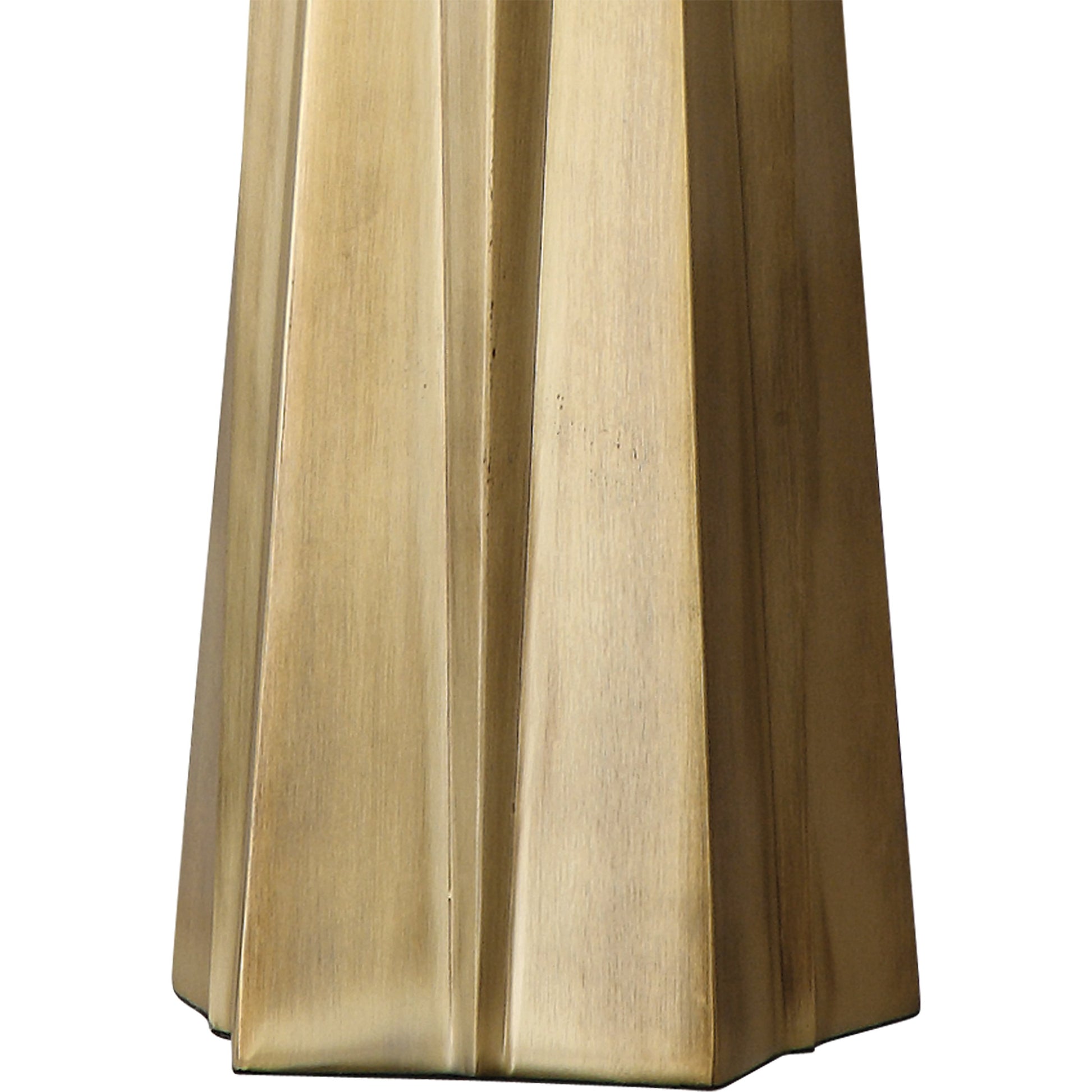 Maris Table Lamp by Uttermost in gold. Made from steel in a cottage & farmhouse style.
