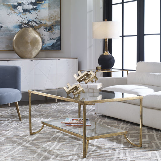 Arnav Lamp by Uttermost in black. Made from steel, ceramic in a modern style.