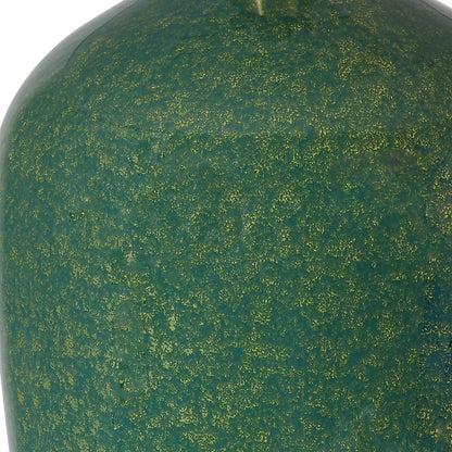 Verdell Table Lamp by Uttermost in dark mossy green. Made from steel, ceramic, fabric in a modern style.