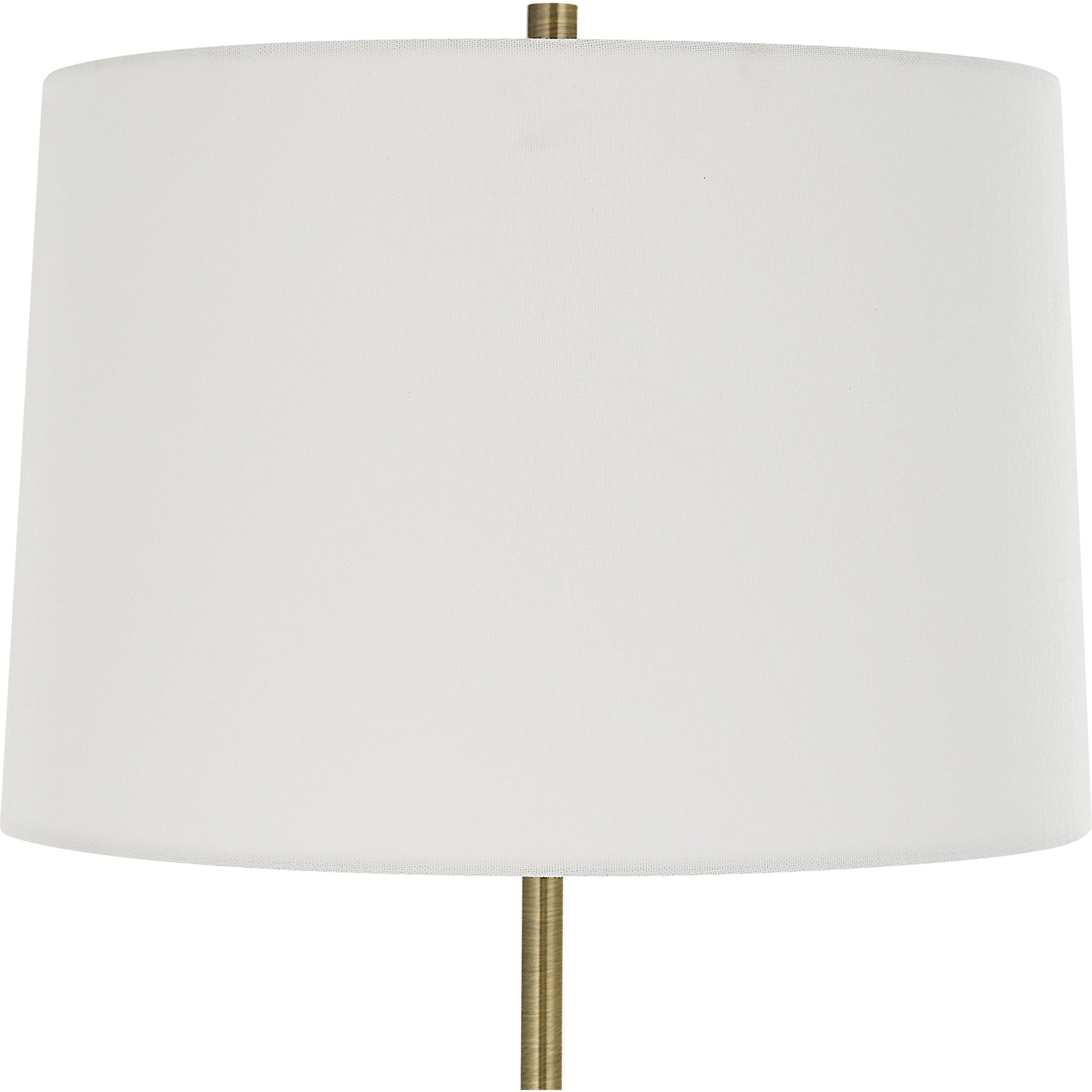 Annora Glossy Table Lamp by Uttermost in brass. Made from steel, resin, fabric in a modern style.