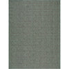 Dark Brown, Green / 1'11" x 2'11"