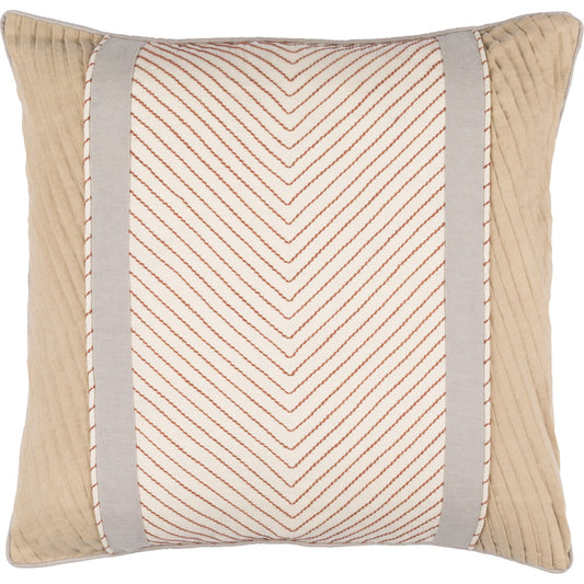 Leona Pillow - 29493 by Surya. Made from 50% cotton, 50% linen in a modern style.