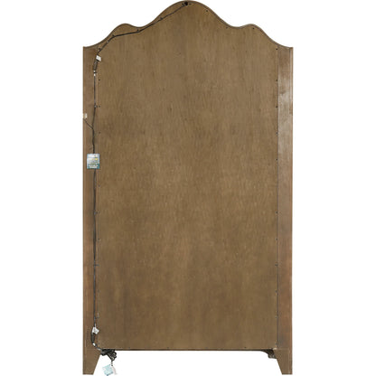 Weston Hills Bookcase by Pulaski Furniture in flax seed. Made from hardwood solids, hickory veneers in a traditional style.