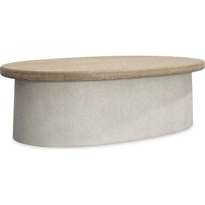 Easley Cocktail Table by Bernhardt in trevin, silt. Made from resin, metal in a transitional style.