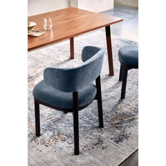 Lindo Dining Chair (Set of 2) by Livabliss. Made from polyester, acacia, polyurethane foam in a unique style.