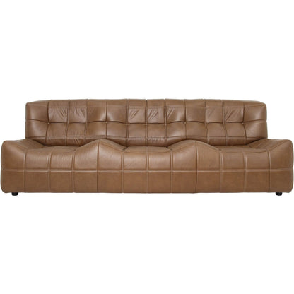 Linear Sofa by LH Imports in brown, antique sienna. Made from unique in a traditional style.