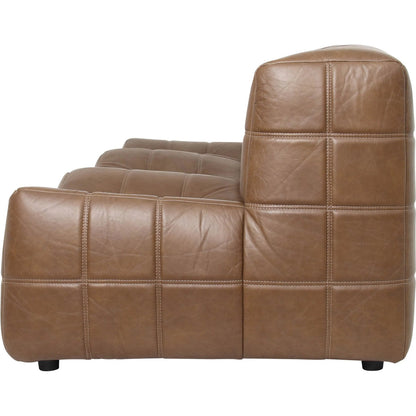 Linear Sofa by LH Imports in brown, antique sienna. Made from unique in a traditional style.
