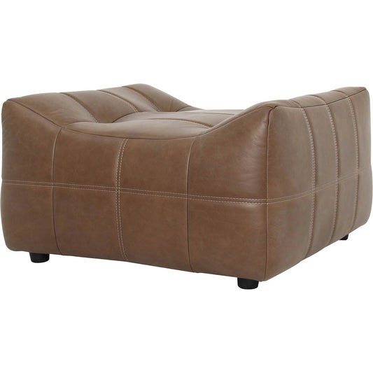 Linear Ottoman by LH Imports in brown, antique sienna. Made from unique in a unique style.