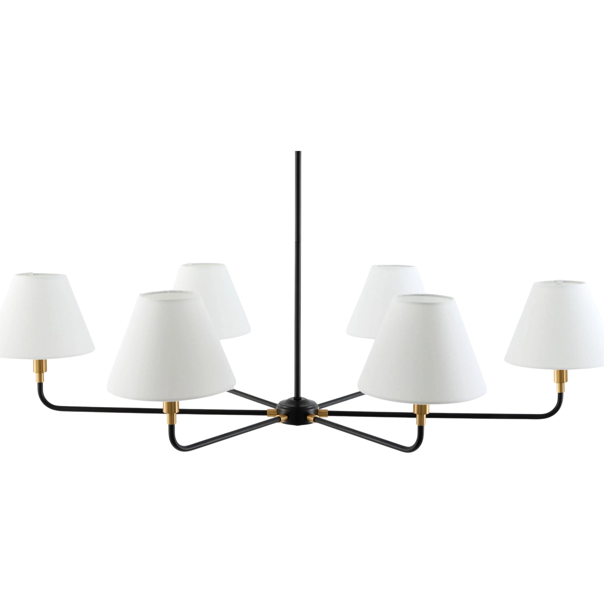 Lunel Chandelier by Livabliss. Made from iron, linen in a unique style.