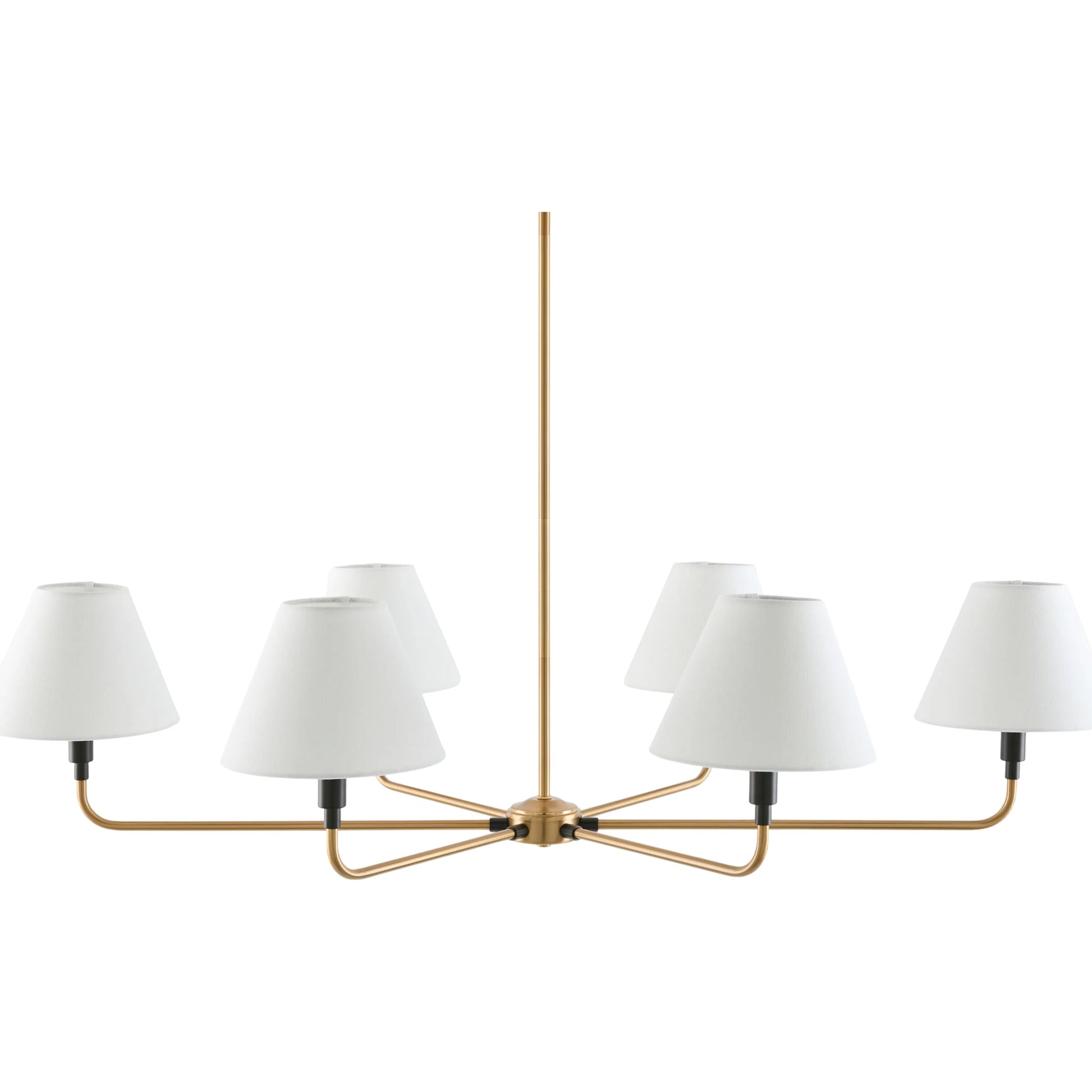 Lunel Chandelier by Livabliss. Made from iron, linen in a unique style.