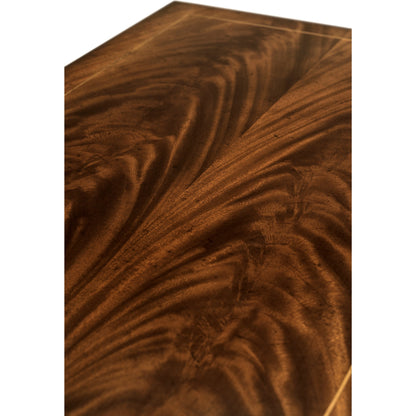 Buckingham Regency Style Mahogany Credenza by Jonathan Charles in brown and medium antique mahogany. Made from acacia in a traditional style.