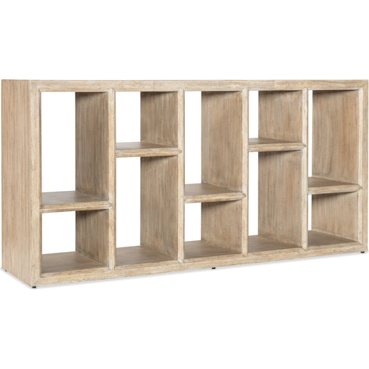 Commerce & Market Console by Hooker Furniture in light natural. Made from mindi solids in a modern style.