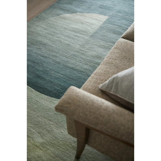 Katya Geometric Rug - KTY8991F by Feizy in blue, white. Made from wool in a unique style.