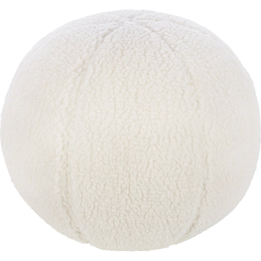 Bola Pillow - 33994 by Surya in light silver, ivory. Made from front: 100% polyester, back: 100% polyester, fill: polyester, polyfill in a modern style.