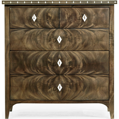 Buckingham Bleached Mahogany Chest of Drawers by Jonathan Charles in brown and bleached mahogany. Made from mahogany in a transitional style.