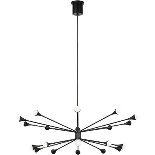 Lody 20-Light Chandelier by Visual Comfort & Co.. Made from steel in a unique style.