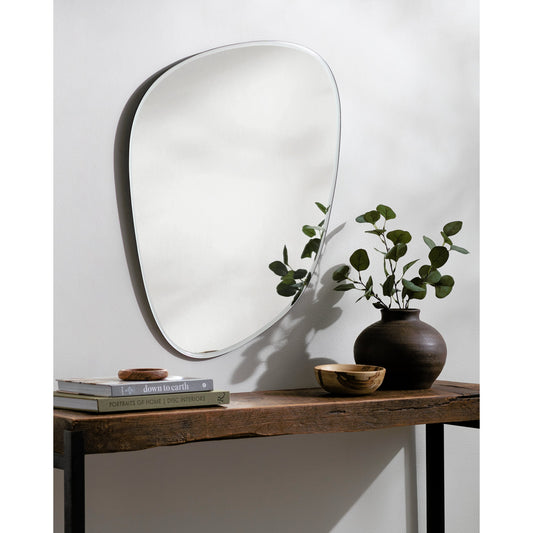 Lorelin - 32281 by Surya in light silver. Made from frame: mirror, frame (substrate): manufactured wood in a modern style.