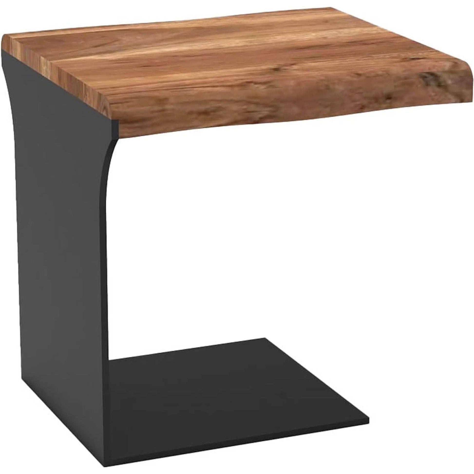 Restore Side Table by LH Imports in gunmetal grey. Made from unique in a modern style.