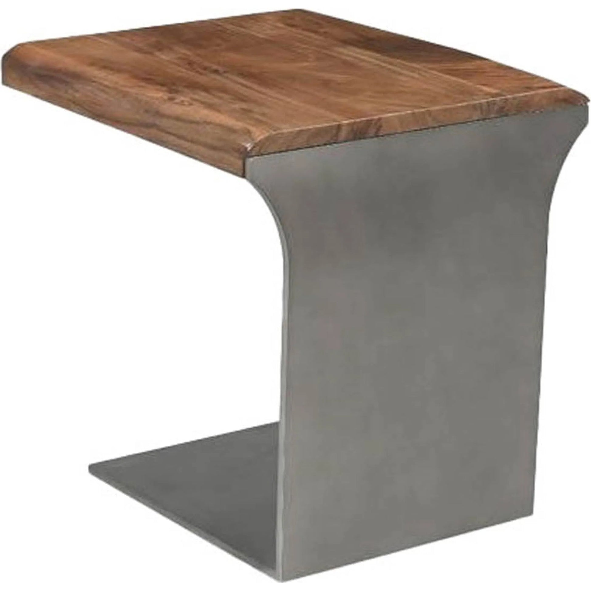 Restore Side Table by LH Imports in gunmetal grey. Made from unique in a modern style.